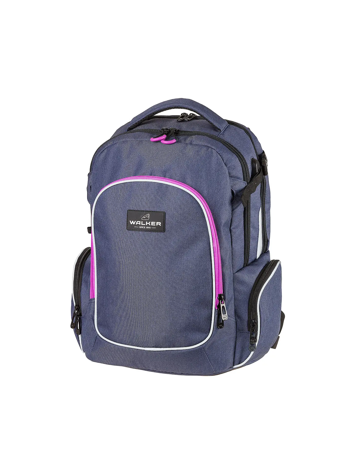 WALKER | Schulrucksack Campus Evo Wizzard Blue Ivy Pink | 